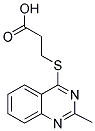 3-[(2-METHYLQUINAZOLIN-4-YL)THIO]PROPANOIC ACID Struktur