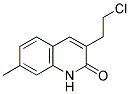 3-(2-CHLOROETHYL)-7-METHYLQUINOLIN-2(1H)-ONE Struktur