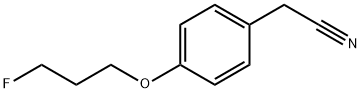 2-[4-(3-FLUOROPROPOXY)PHENYL]ACETONITRILE Struktur