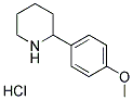 2-(4-METHOXY-PHENYL)PIPERIDINE HYDROCHLORIDE Struktur