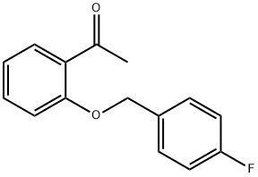 1-(2-[(4-FLUOROBENZYL)OXY]PHENYL)-1-ETHANONE Struktur