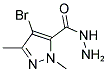 4-BROMO-2,5-DIMETHYL-2 H-PYRAZOLE-3-CARBOXYLIC ACID HYDRAZIDE Struktur