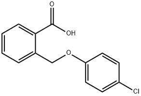 2-[(4-CHLOROPHENOXY)METHYL]BENZOIC ACID Struktur