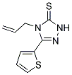 4-ALLYL-5-(2-THIOPHENE)-2,4-DIHYDRO-3H-1,2,4-TRIAZOLE-3-THIONE Struktur