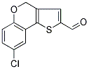 8-CHLORO-4H-THIENO[3,2-C]CHROMENE-2-CARBOXALDEHYDE Struktur