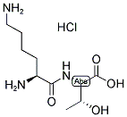 H-LYS-THR-OH HYDROCHLORIDE SALT Struktur