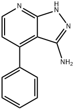 4-PHENYL-1H-PYRAZOLO[3,4-B]PYRIDIN-3-YLAMINE Struktur