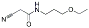 2-CYANO-N-(3-ETHOXY-PROPYL)-ACETAMIDE Struktur