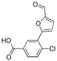 4-CHLORO-3-(5-FORMYL-FURAN-2-YL)-BENZOIC ACID Struktur