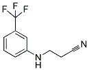 3-(3-TRIFLUOROMETHYL-PHENYLAMINO)-PROPIONITRILE Struktur