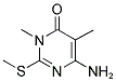 6-AMINO-3,5-DIMETHYL-2-(METHYLSULFANYL)PYRIMIDIN-4(3H)-ONE Struktur