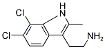 2-(6,7-DICHLORO-2-METHYL-1H-INDOL-3-YL)-ETHYLAMINE Struktur