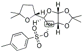 1,2:5,6-DI-O-ISOPROPYLIDENE-3-O-P-TOLUENESULFONYL-A-D-ALLOFURANOSE Struktur