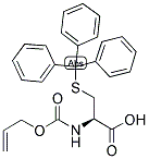 ALOC-CYS(TRT)-OH Struktur