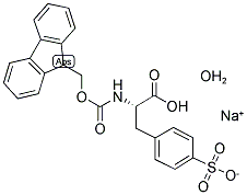 FMOC-TYR(SO3NA)-OH H2O Struktur