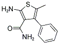 2-AMINO-5-METHYL-4-PHENYL-3-THIOPHENECARBOXAMIDE Struktur