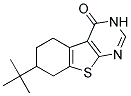 7-TERT-BUTYL-5,6,7,8-TETRAHYDRO-3H-BENZO[4,5]THIENO[2,3-D]PYRIMIDIN-4-ONE Struktur