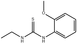 N-ETHYL-N'-(2-METHOXYPHENYL)THIOUREA Struktur