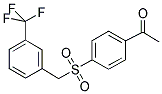 4-(3-TRIFLUORMETHYLBENZYL)-SULFONYLACETOPHENONE Struktur