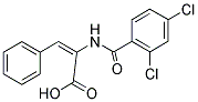 (2E)-2-[(2,4-DICHLOROBENZOYL)AMINO]-3-PHENYLACRYLIC ACID Struktur