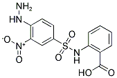 2-(4-HYDRAZINO-3-NITRO-BENZENESULFONYLAMINO)-BENZOIC ACID Struktur