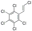 (E)-BETA,2,3,4,5,6-HEXACHLOROSTYRENE Struktur