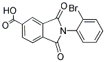 2-(2-BROMOPHENYL)-1,3-DIOXOISOINDOLINE-5-CARBOXYLIC ACID Struktur