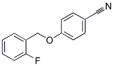 4-[(2-FLUOROBENZYL)OXY]BENZENECARBONITRILE Struktur