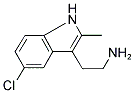 2-(5-CHLORO-2-METHYL-1H-INDOL-3-YL)-ETHYLAMINE Struktur