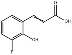 3-(3-FLUORO-2-HYDROXY-PHENYL)-ACRYLIC ACID Struktur