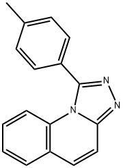 1-(4-METHYLPHENYL)[1,2,4]TRIAZOLO[4,3-A]QUINOLINE Struktur