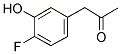 (4-FLUORO-3-HYDROXYPHENYL)ACETONE Struktur