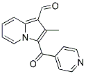 2-METHYL-3-(PYRIDINE-4-CARBONYL)-INDOLIZINE-1-CARBALDEHYDE Struktur