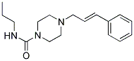 (4-(3-PHENYLPROP-2-ENYL)PIPERAZINYL)-N-PROPYLFORMAMIDE Struktur