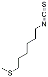 1-ISOTHIOCYANATO-6-(METHYLSULFENYL)-HEXANE Struktur