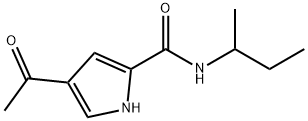 4-ACETYL-N-(SEC-BUTYL)-1H-PYRROLE-2-CARBOXAMIDE Structure