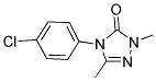 4-(4-CHLOROPHENYL)-2,5-DIMETHYL-2,4-DIHYDRO-3H-1,2,4-TRIAZOL-3-ONE Struktur