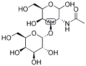 2-ACETAMIDO-2-DEOXY-3-O-(A-D-GALACTOPYRANOSYL)-D-GALACTOSE Struktur