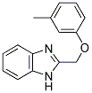 2-[(3-METHYLPHENOXY)METHYL]-1H-BENZIMIDAZOLE Struktur