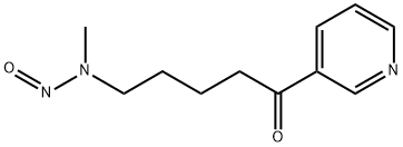 5-(METHYLNITROSAMINO)-1-(3-PYRIDYL)-1-PENTANONE Struktur