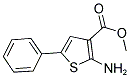 2-AMINO-5-PHENYL-THIOPHENE-3-CARBOXYLIC ACID METHYL ESTER Struktur