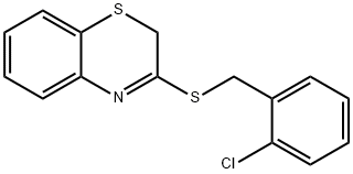 2H-1,4-BENZOTHIAZIN-3-YL 2-CHLOROBENZYL SULFIDE Struktur