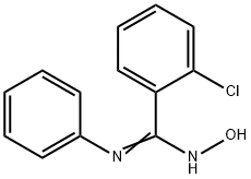 2-CHLORO-N'-HYDROXY-N-PHENYLBENZENECARBOXIMIDAMIDE Struktur