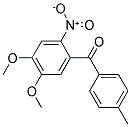 (4,5-DIMETHOXY-2-NITRO-PHENYL)-P-TOLYL-METHANONE Struktur