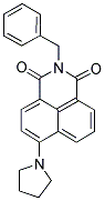 2-BENZYL-6-PYRROLIDIN-1-YL-1H-BENZO[DE]ISOQUINOLINE-1,3(2H)-DIONE Struktur