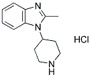 2-METHYL-1-(PIPERIDIN-4-YL)-1H-BENZO[D]IMIDAZOLE HYDROCHLORIDE Struktur