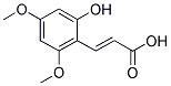 4,6-DIMETHOXY-2-HYDROXYCINNAMIC ACID Struktur