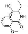 2-[(2-METHOXYBENZOYL)AMINO]-3-METHYLBUTANOIC ACID Struktur