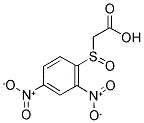 [(2,4-DINITROPHENYL)SULFINYL]ACETIC ACID Struktur