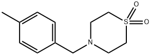 4-(4-METHYLBENZYL)-1LAMBDA6,4-THIAZINANE-1,1-DIONE Struktur